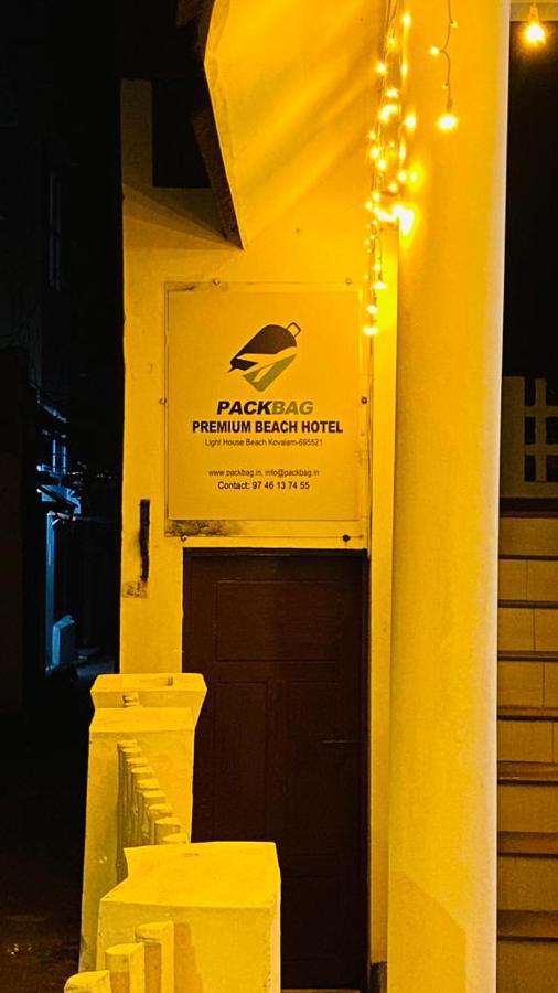Packbag Beach Hotel Kovalam Buitenkant foto